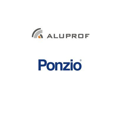 Logo firmy aluprof i ponzio